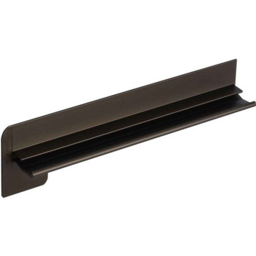 Alu Seitenabschlüsse Sichtbeton Mittelbronze eloxiert C33