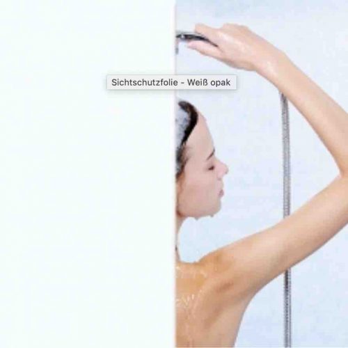 Sichtschutz - weiß opak