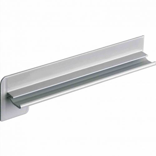 Alu Seitenabschlüsse Sichtbeton Weißaluminium RAL 9006