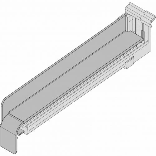 Alu Seitenabschlüsse mit Dichtteil Sichtbeton RAL Farben