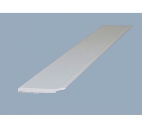 Flachleiste mit Lippe selbstklebend, weiß