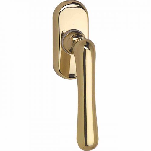 GRUNDMANN Fenstergriff WG ELEGANT Messing poliert